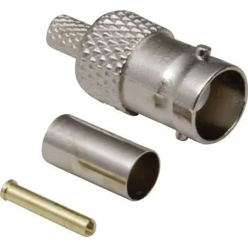 TRU COMPONENTS 1579560 BNC konektor zásuvka, rovná 50 Ω 1 ks