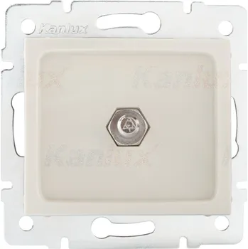 Elektrická zásuvka KANLUX DOMO Ekvipotencionální zásuvka - krémová