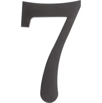 Domovní cedule PSG 64.137 - plastová 3D číslice 7, číslo na dům, výška 180 mm, černá