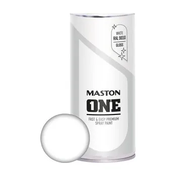 Barva ve spreji Barva ve spreji ONE 400ml bílá lesk RAL9010