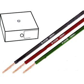 elektrický kabel LAPP Kabel H05V-K licna Cu 0,75mm2 PVC růžová 300/500V