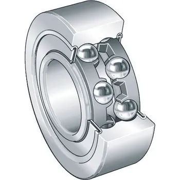 3201-BB-2RSR-TVH - kuličkové ložisko dvouřadé s kosoúhlým stykem oboustranně utěsněné pryžovým těsněním
