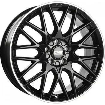 Auto-moto Alu kola CMS C25 (drb) černá-leštěný límec 7,5x18" 5x112 ET54 66,5