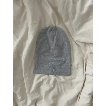 Kojenecká čepice Jarní čepička s vyšitím MOM Barva čepičky: Šedá