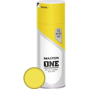 Barva ve spreji Barva ve spreji ONE 400ml řepková žlutá satin RAL1021