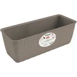 Truhlík na květiny NATURAL 40 šedohnědá Šedohnědá