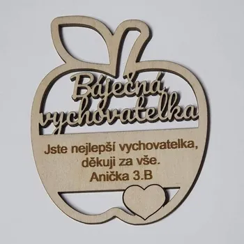 Svatební dekorace Jablíčko Báječná vychovatelka