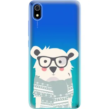 Odolné silikonové pouzdro iSaprio - Bear with Scarf - Xiaomi Redmi 7A
