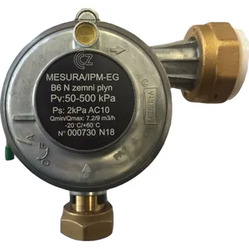 Mesura regulátor tlaku plynu B6N 5/4", rohový