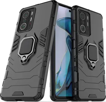 Pouzdro na mobilní telefon Forcell Armor Ring Case pro Xiaomi 11T/11T Pro černé