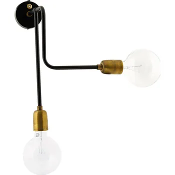 Svítidlo Nástěnná lampa 30 cm MOLECULAR House Doctor - černá/zlatá černá