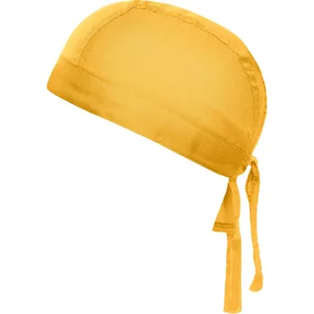 Jednoduchý tmavě žlutý pirátský šátek