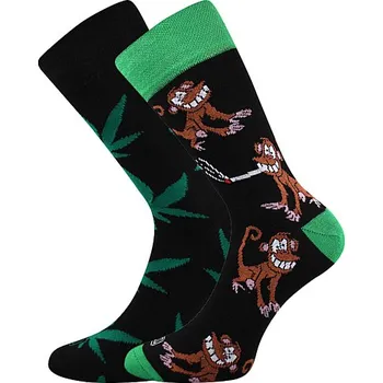 Pánské ponožky DOBLE barevné ponožky Lonka - TRÁVA (Lonka ponožky DOBLE)