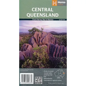 ITMB Publishing mapa Queensland central 1:750 t.