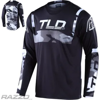 cyklistický dres Pánský dres TroyLeeDesigns GP Jersey Brazen Camo Gray 2022 M