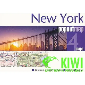 Berlitz plán New York pop out map