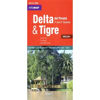 Cordee mapa Delta del Paraná, Tigre 1:78 t.