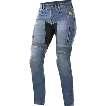 Moto kalhoty Dámské kevlarové džíny na moto Trilobite Parado slim fit blue level 2 vel. 34