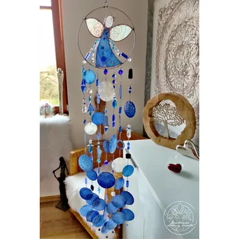 Andělská zvonkohra Tiffany Nepotlačuj své Emoce 20x100cm KřídlAndělů