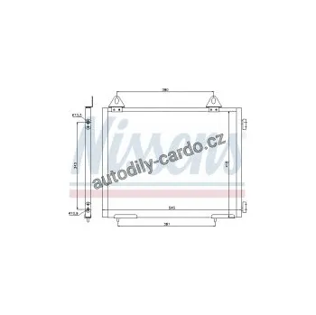 Chladič motoru Chladič klimatizace NISSENS 94327