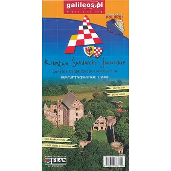 Plan mapa Ksiestwo Swidnicko Jaworskie 1:50 t.