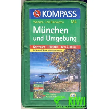 Kompass Munchen und Umgebung 1:50 t. soubor dvou map v pouzd