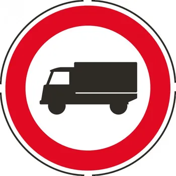 Dopravní značka Zákaz vjezdu nákladních automobilů B4 70 cm