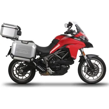 Motodoplněk Kompletní sada hliníkových kufrů SHAD TERRA, 48L topcase 47L/47L boční kufry, včetně montážní sady a plotny SHAD DUCATI MULTISTRADA 950 / 1200 / 1260