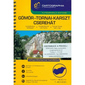 Cartographia Budapest atlas Gomor-Tornai-Karszt-Cserehát (Aggtelek) 1:40 t.