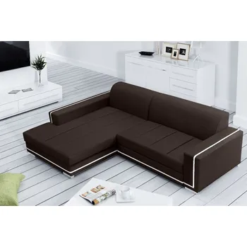 Obývací stěna FALCO Sedací souprava Tamarin L tm.hnědá