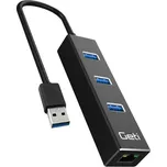 USB rozbočovač GETI GUH3AE 3x USB-A 3.0 + 1x Ethernet