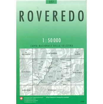 Swistopo vydavatelství mapa Roveredo 1:50 t. topografická