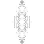 CMT Orange Tools CMT Šablona na ornamenty na kuchyňská dvířka KLASIK 440x185mm CRCS-302