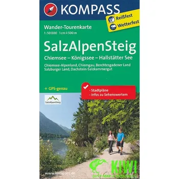 Kompass SalzAlpenSteig 1:50 t. laminovaná