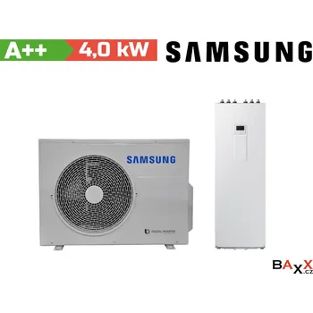 Klimatizace Set Samsung EHS ClimateHub SPLIT 4,0kW, 220V, vč. ovladače a integrovaného zásobníku TUV