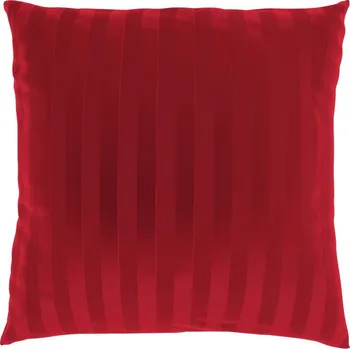 Povlak na polštářek Kvalitex Povlak saténový s proužkem ČERVENÝ 30x40cm 30x40cm