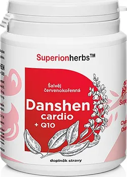 Přírodní produkt Superionherbs Danshen cardio + Q10 90 cps.