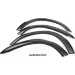 Plastové lemy blatníku SKODA Fabia II 2007-2010, 4dílná sada