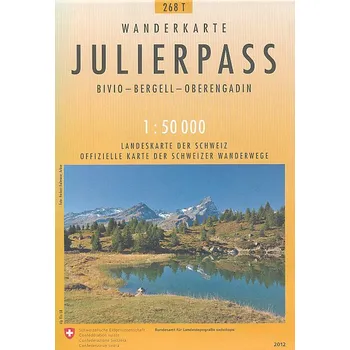 Swistopo vydavatelství mapa Julierpass 1:50 t. se značkami