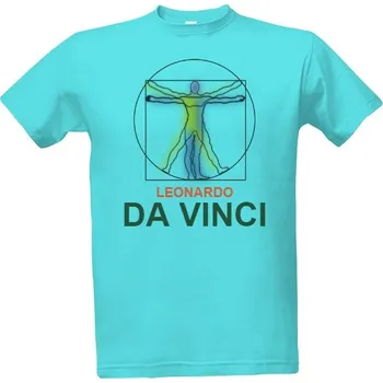 Tričko s potiskem DA VINCI Mashalesi Art Design pánské