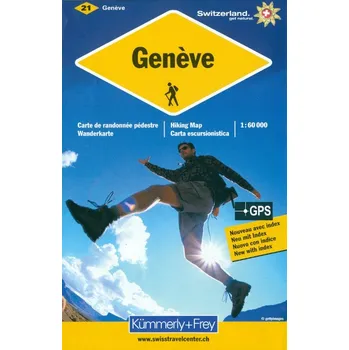 Kümmerly Frey/Hallwag vydavatelství mapa Geneve 1:60 t. (č.21)