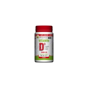 Doplněk stravy Vitamín D3 Mega 2000 I.U. tbl.180+90 Bio-Pharma