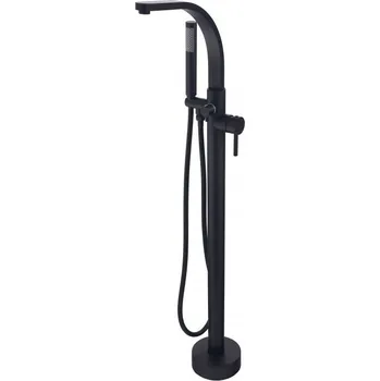 Vodovodní baterie Stojánková vanová baterie DECCO I, černá barva (výška 1055 mm) BABWDICZ