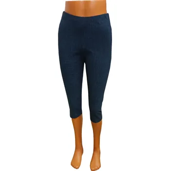 Dámské legíny dosupliku Legíny dámské jeans 3/4 S modrá