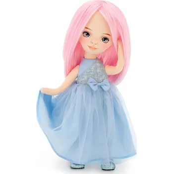 Panenka Panenka Billie v modrých saténových šatech od firmy ORANGE TOYS (Tina in a Blue Satin Dress - 32 cm)