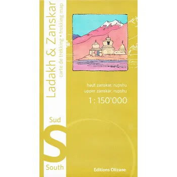 Cordee mapa Ladakh Zanskar south 1:150 t. voděodolná