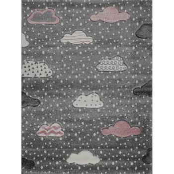 Koberec Vopi Dětský koberec Avanos Kids 8575a šedý (Varianta: 120 x 170 cm)