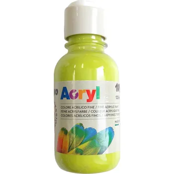 Vodová barva Akrylová barva PRIMO 125ml - limetková 600