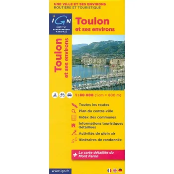 IGN mapa Toulon et ses environs 1:80 t.