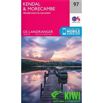 Ordnance Survay vydavatelství mapa Kendal,Morecambe 1:50 t.